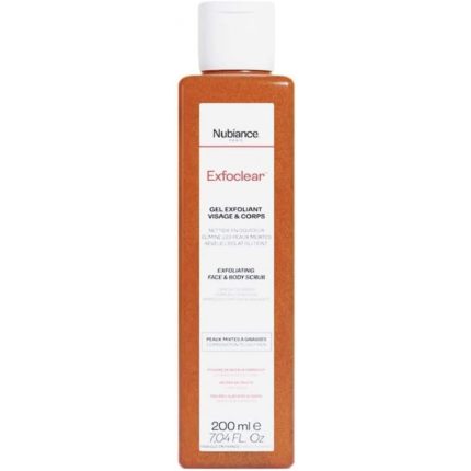 NUBIANCE EXFOCLEAR GEL EXFOLIANT VISAGE ET CORPS 200ML