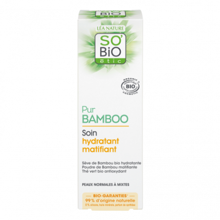 SO BIO SOIN HYDRATANT MATIFIANT BAMBOO 50ML