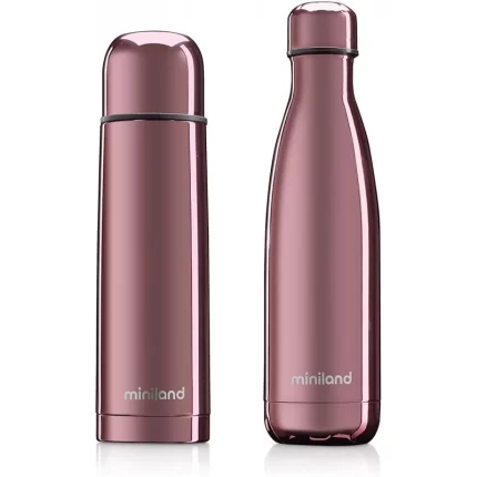 MINILAND DELUXE LOT DE 2 THERMOS ROSE 500M - 89260