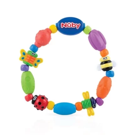 NUBY ANNEAU DE DENTITION BUG-A-LOOP À RELIEF AVEC DIFFÉRENTS TYPES DE SURFACES RÉF : ID478