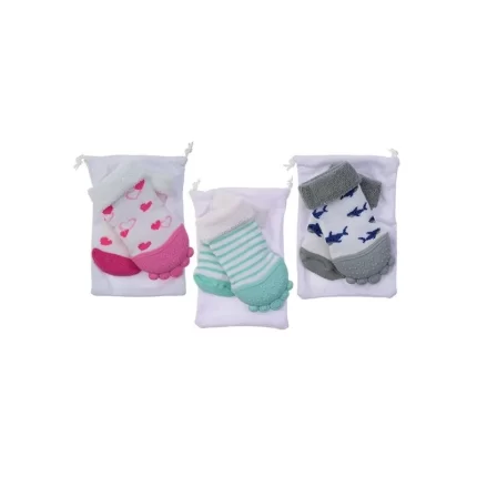 NUBY CHAUSSETTES DE DENTITION -3M+ NV0601002