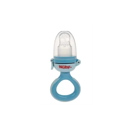 NUBY GRIGNOTEUR EN SILICONE - BLEU - 6 MOIS +