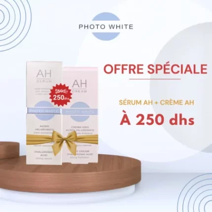 PHOTOWHITE SERUM ACIDE HYALURONIQUE 30ML ACHETE + CRÈME ACIDE HYALURONIQUE VISAGE 50 ML OFFERT