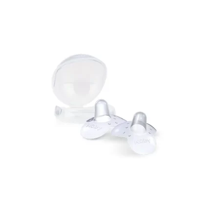 NUBY LOTS DE 2 BOUTS DE SEIN CLASSIQUE AVEC BOITE DE RANGEMENT - ID4804