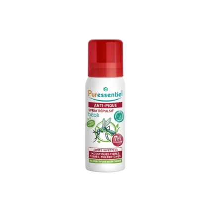 PURESSENTIEL ANTI PIQUE SPRAY RÉPULSIF BEBE 60ML